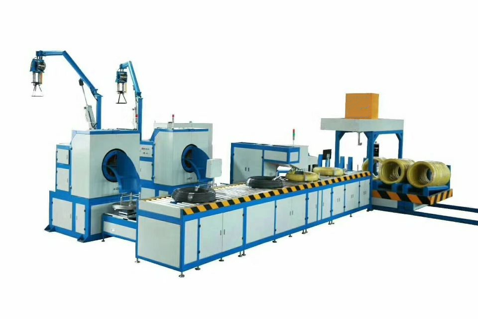 全自动钢丝自动包装线