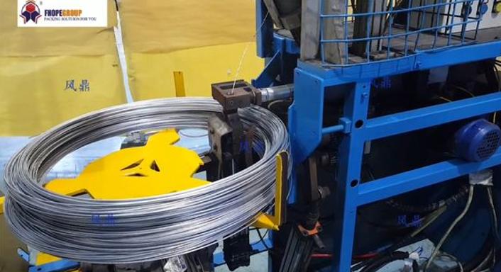 钢丝自动称重收卷捆扎线