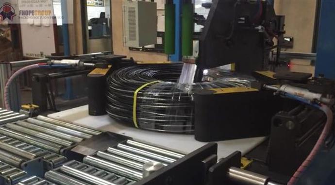 自动线缆收卷捆扎线