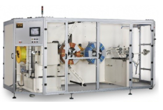 Automatic Pipe Coiling and Strapping Machine