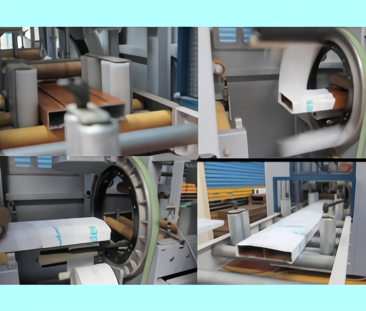 铝合金型材水平缠绕包装机