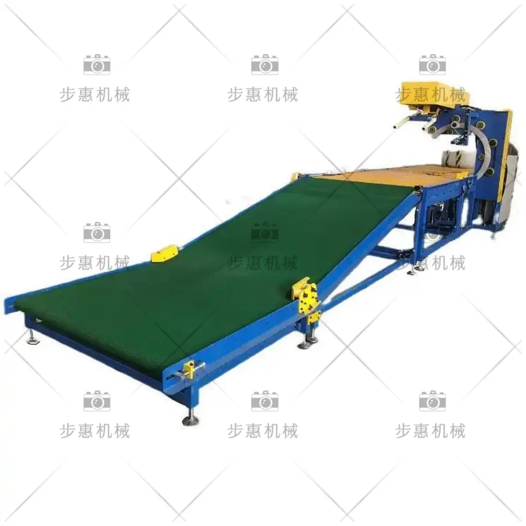 全自动在线自动软管包装机_软管管材线圈流水线在线缠绕包装设备定制-步惠机